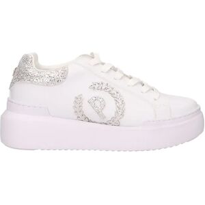 Pollini Sneakers Bianche Donna BIANCO/ARGENTO 36