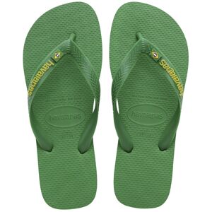 Havaianas Brasil Logo Neon - Infradito - Donna Green/yellow 45/46