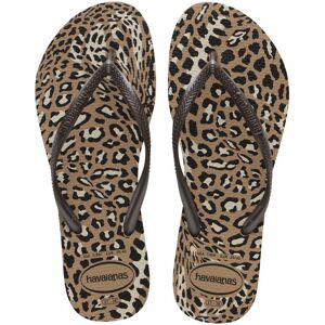 Havaianas Slim Animals - infradito - donna Brown 37/38 BR