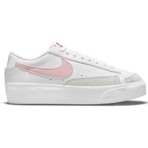 Nike Blazer Low Platform - sneakers - donna White/Pink 7 US