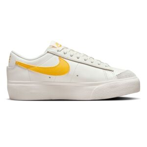 Nike Blazer Low Platform - sneakers - donna White/Yellow 7 US