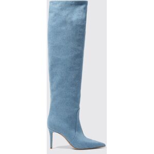 Scarosso Carra Light Blue Denim - Donna Stivali Light Blue - Denim 39,5