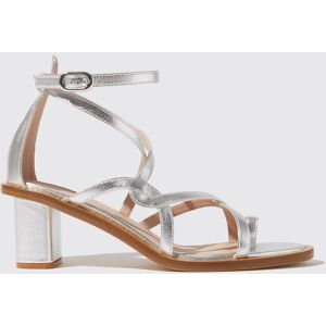 Scarosso Patty Silver - Donna Sandali Silver - Calf Leather 35