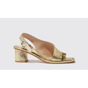 Scarosso Jill Gold - Donna Sandali Gold - Calf Leather 35