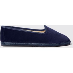 Scarosso Valentina Blu Velluto - Donna Slippers Blu - Velluto 35