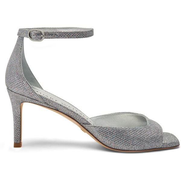 stuart weitzman nudistia 75 sandal - donna sandali silver 37.5