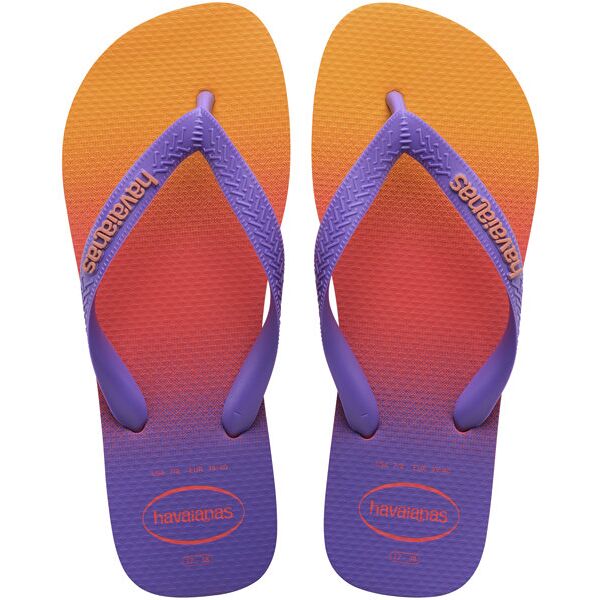 havaianas top fashion - infradito - donna orange/violet 39/40 br