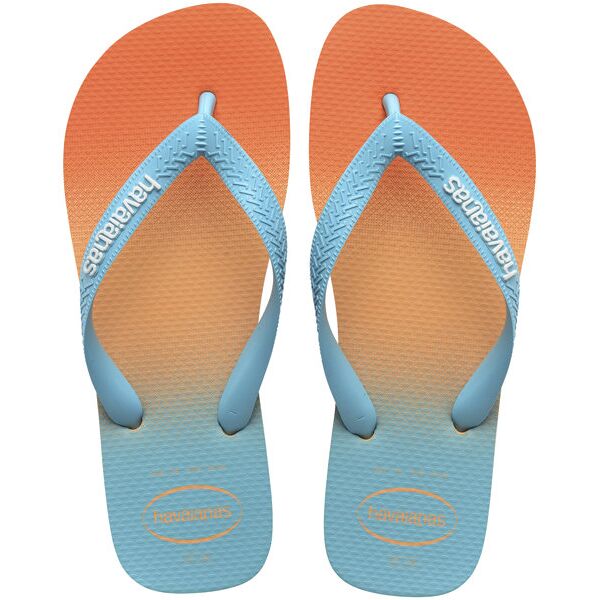 havaianas top fashion - infradito - donna orange/light blue 39/40 br