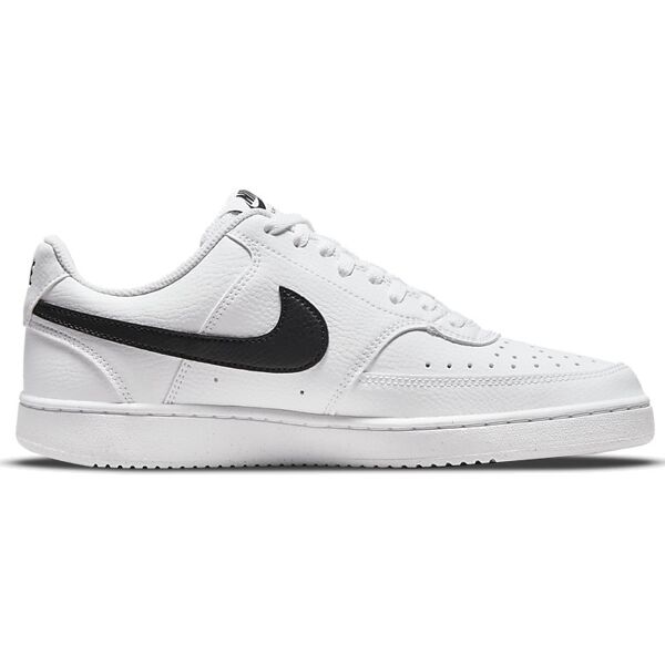 nike court vision low next nature - sneakers - donna white/black 7 us