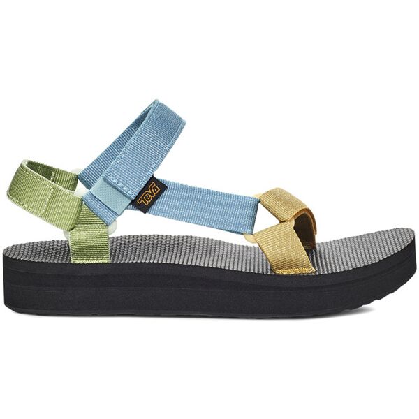 teva midform universal w - sandali - donna blue/green/yellow 5 us