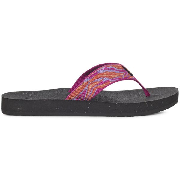 teva reflip w - sandali - donna pink/black 7 us