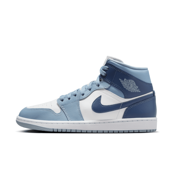 jordan scarpa air  1 mid - donna - bianco