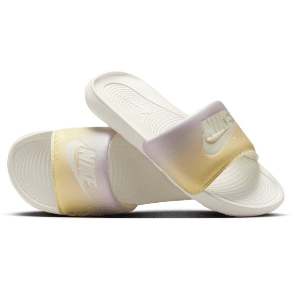 nike ciabatta con stampa  victori one – donna - bianco