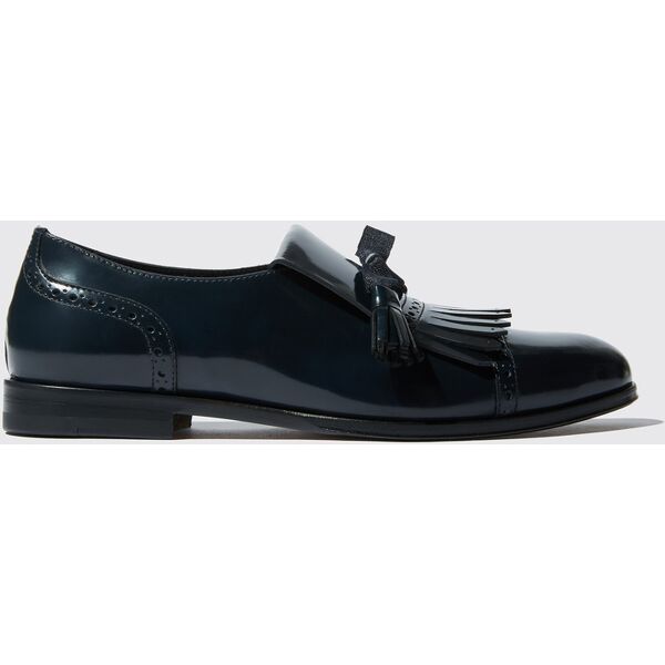 scarosso lucy blue - donna monk strap blu - pelle di vitello 40