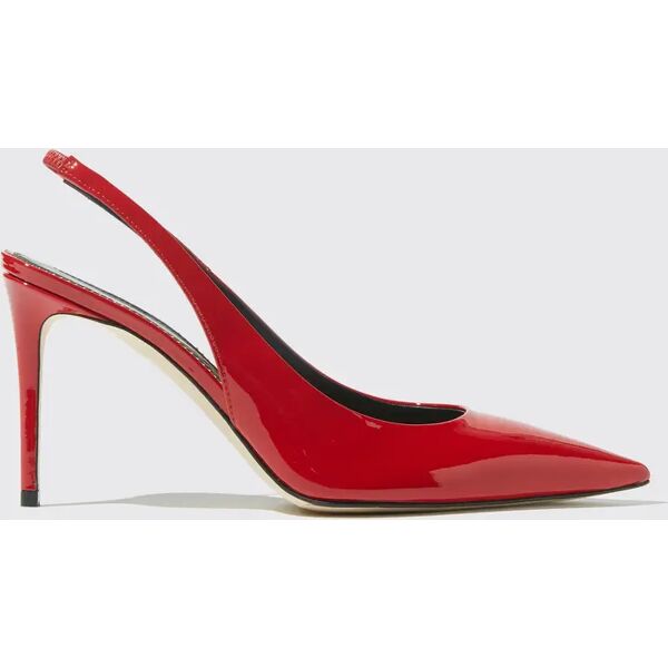 scarosso sutton red patent - donna décolleté rosso - vernice 38,5