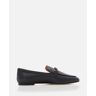 Tod's Flat Leather Loafers Nero 36,5 Donna Nero 36,5