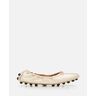 Tod's Gommino Leather Ballet Flats Oro 38,5 Donna Oro 38,5