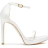 Stuart Weitzman Nudist Disco - Donna Sandali Bianco 39.5