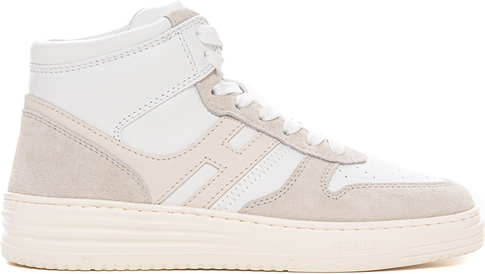 Hogan Sneakers alta Rebel basket Bianco Donna 37