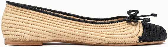 paloma barcelo' ballerine idara colore beige nero