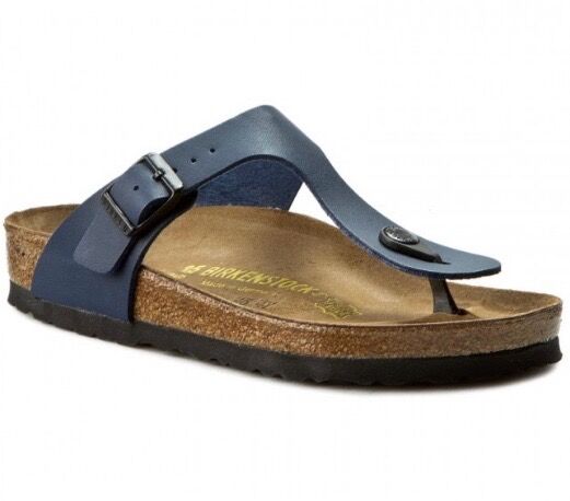 Natural Look Birkenstock Gizeh Bs Dress Blue 41