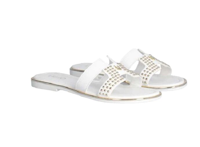 Liu Jo Ciabatta Donna Art 4a4711ex246 METALLIC/GLITTER MES WHITE