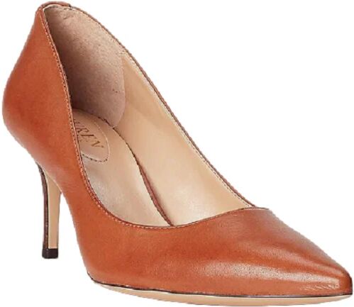 Ralph Lauren Scarpa Con Tacco Donna Art 802723236002 DEEP SADDLE TAN