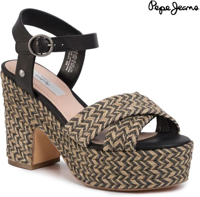 PEPE JEANS Scarpe Donna Art Pls90461 999 Colore Foto Misura A Scelta NERO 39