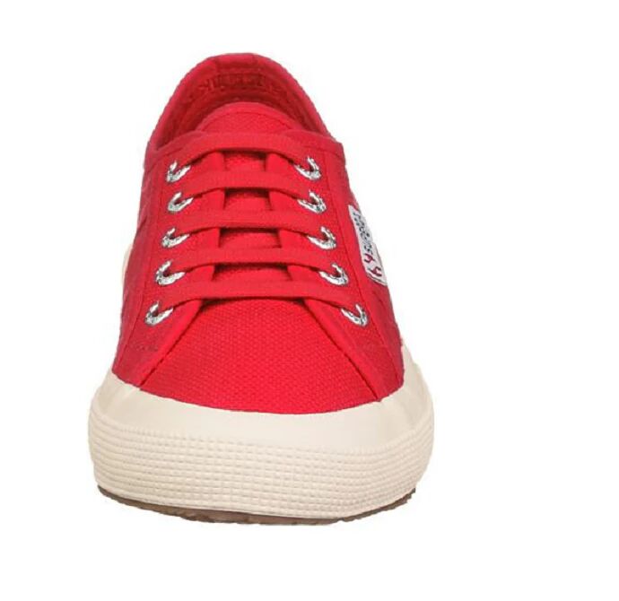 Superga Scarpa Donna Art. 2750 Cotu P-E 23 Colore Foto Misura A Scelta WHITHE RED