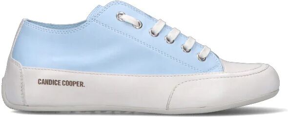 CANDICE COOPER. Sneaker donna azzurra in pelle AZZURRO 40