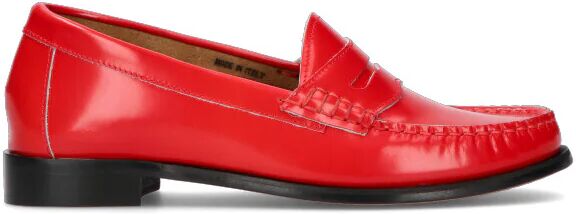 PHIL MELVIS Mocassino donna rosso in pelle ROSSO 39