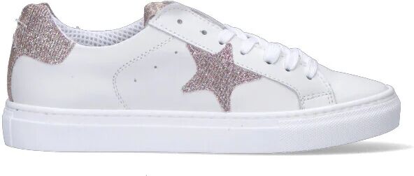 OTTANT8,6 Sneaker donna bianca/rosa in pelle BIANCO 37