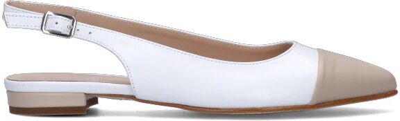 ROBERTA GINEPRI Slingback donna bianca/beige in pelle BIANCO 38