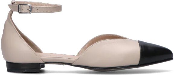 ROBERTA GINEPRI Ballerina donna beige/nera in pelle BEIGE 37