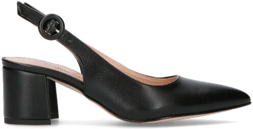 PERLAMARINA Slingback donna nera in pelle NERO 38