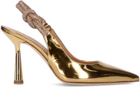 CHANTAL 1962 Slingback donna gialla in pelle MARRONE 40