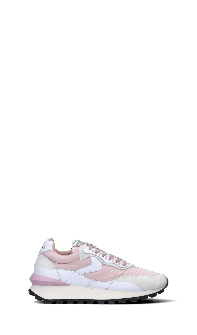 VOILE BLANCHE Sneaker donna rosa/bianca in suede BIANCO 40