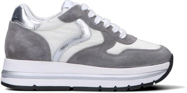 VOILE BLANCHE Sneaker donna grigia/bianca in suede GRIGIO 38