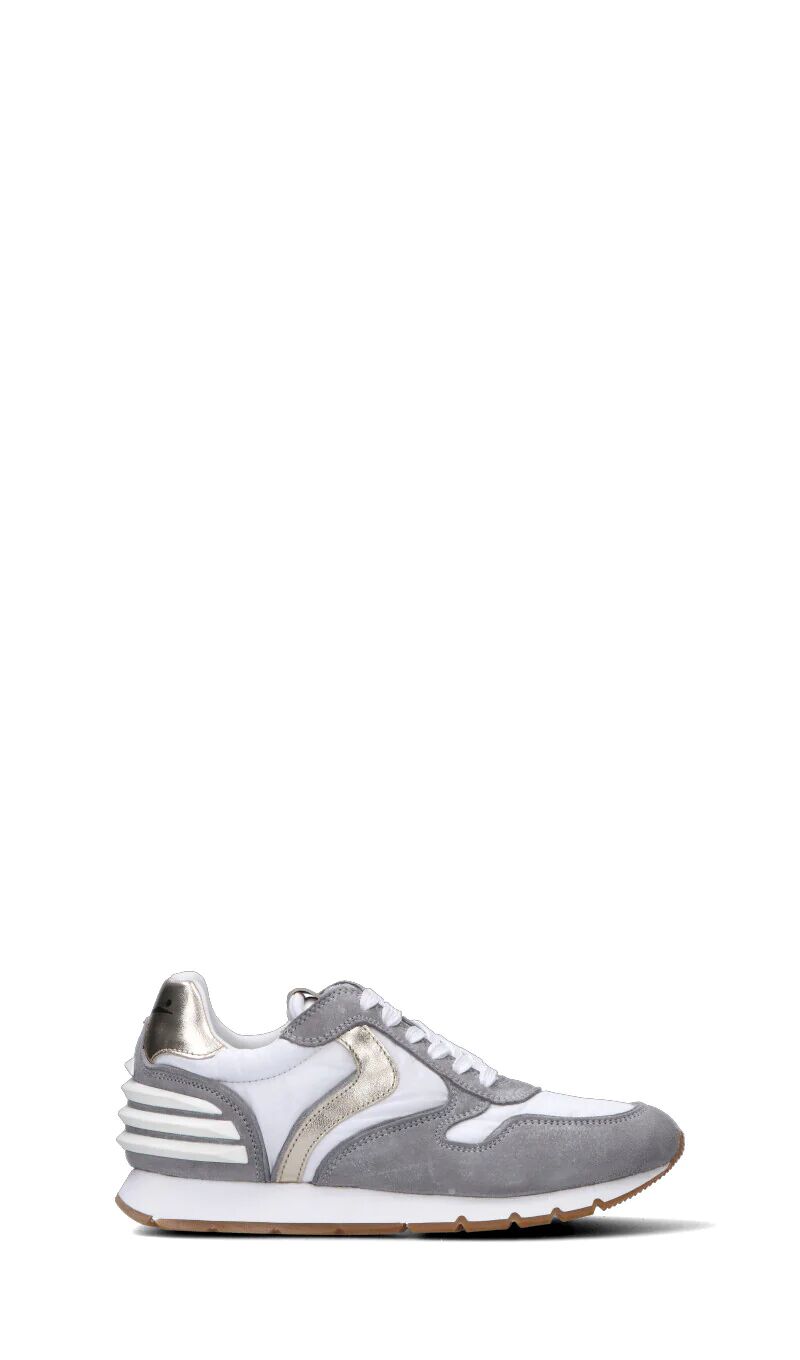 VOILE BLANCHE Sneaker donna grigia/bianca in suede GRIGIO 38