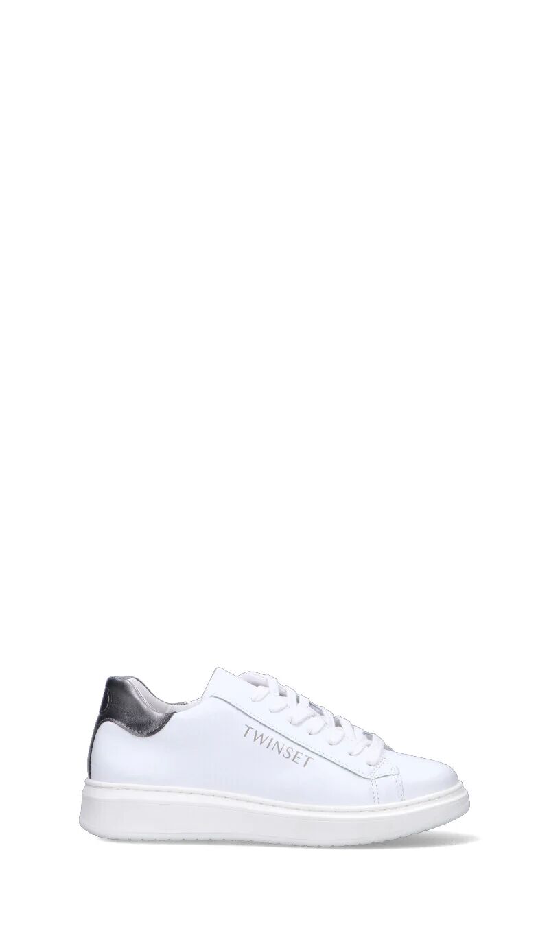 Twin-Set Sneaker donna bianca in pelle BIANCO 35