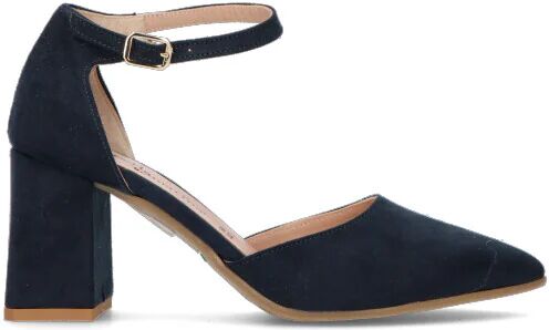 PERLAMARINA Decollete donna blu in suede BLU 36