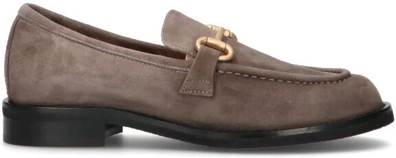 JUBILE' Mocassino donna grigio in suede GRIGIO 38