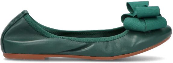 MEZZETINTE Ballerina donna verde in pelle AZZURRO 39