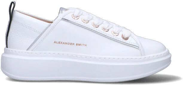 ALEXANDER SMITH Sneaker donna bianca in pelle BIANCO 42