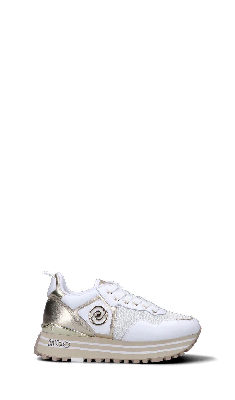 Liujo Sneaker donna bianca/oro in pelle BIANCO 37