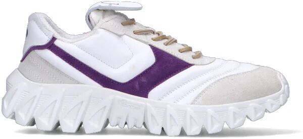 Pantofola D'oro Sneaker donna bianca/viola in pelle BIANCO 38