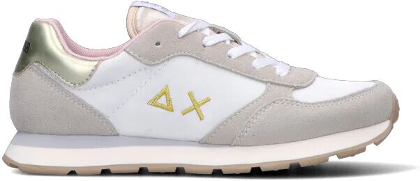 SUN68 Sneaker donna bianca/oro in pelle BIANCO 36