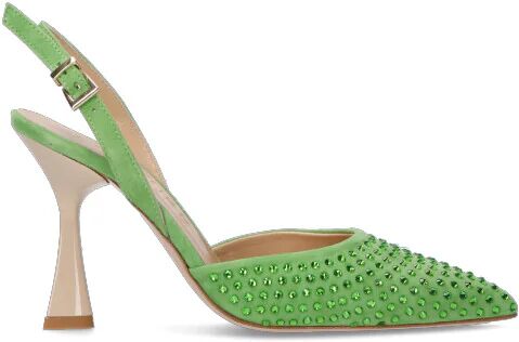 COUTURE Slingback donna verde in pelle BEIGE 38