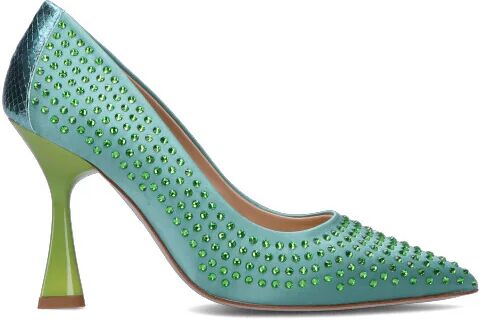 COUTURE Decollete donna verde in pelle VERDE 37