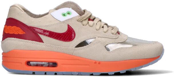 Nike 1 Sneaker donna beige/rossa in pelle BEIGE 41